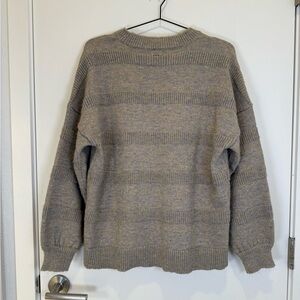 Volcom Womens Classic Fit Cabability Sweater - Taupe Pullover Sz M